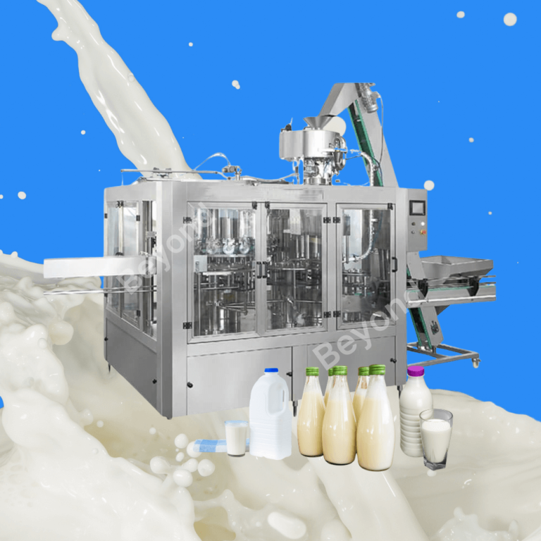 Advanced milk filling line engineered for efficiency