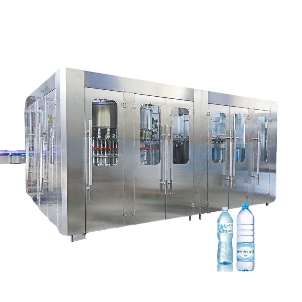 PET-bottle-water-packing-machine-with-labeling